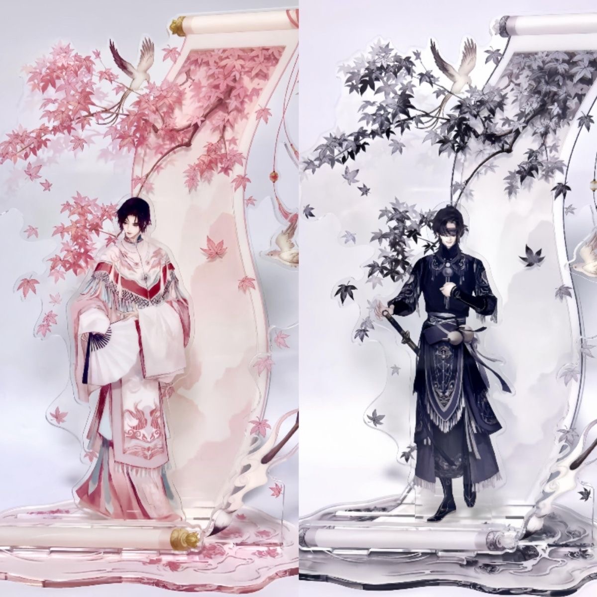 Anime Cosplay Series - โน้ตขโมยสัตว์สมบัติ ชีวิตคือเหมือนละคร อนิเมะซี ยูเชน, ชายตาบอดดำ, อะคริลิกคอสเพลย์,