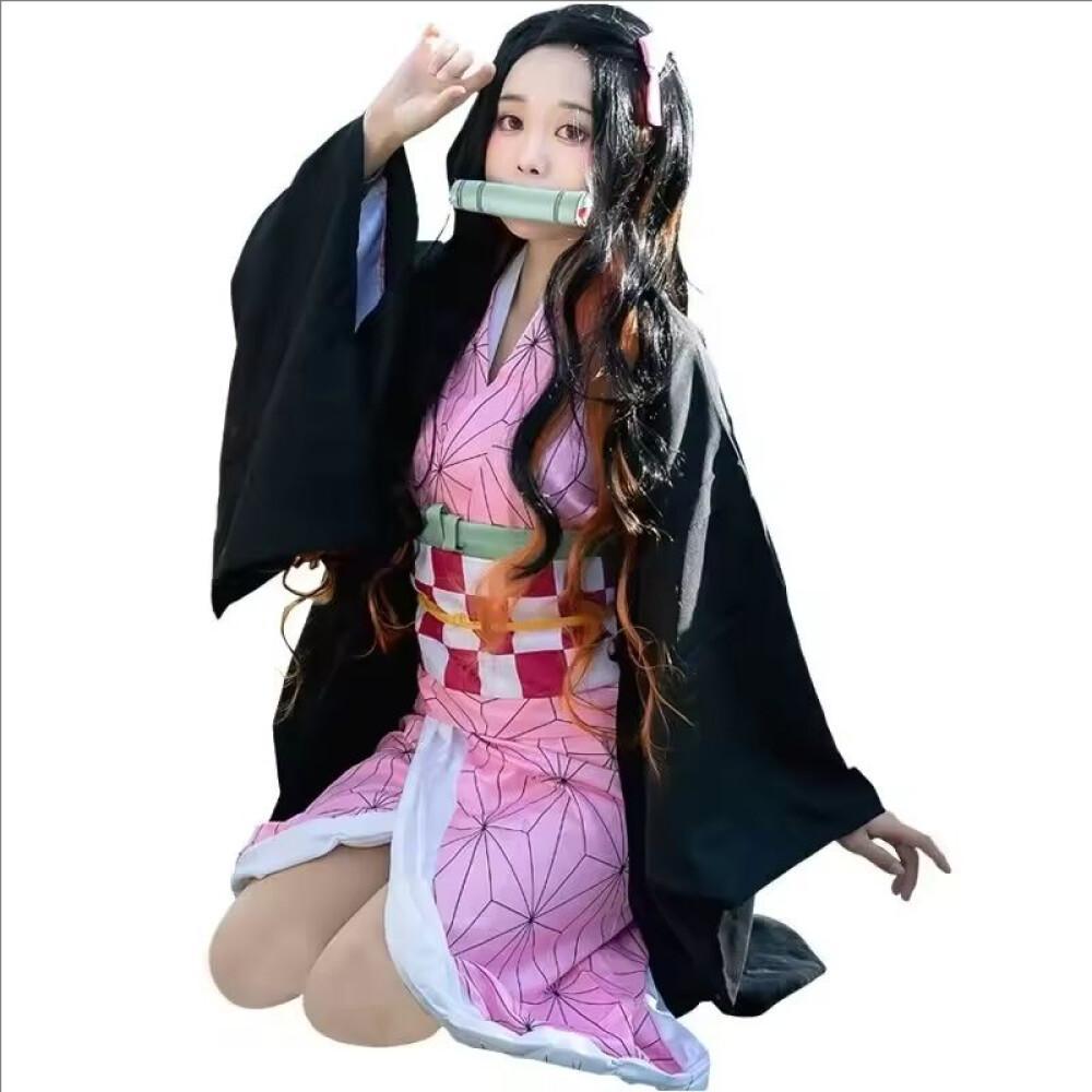 Cosplay Anime Tsunade - ชุดคอสเพลย์อนิเมะดาบพิฆาตอสูร คามาโดะ เนซึโกะ สำหรับผู้ใหญ่ เด็ก และผู้หญิง