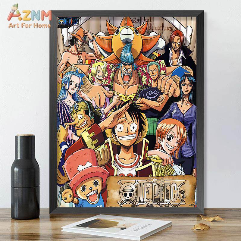 One Piece Straw Hat - AZNM วันพีซ หมวกฟาง แก๊งโจรสลัด ทุกตัวละคร อะนิเมะ