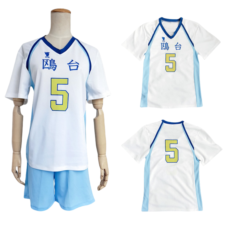Anime Cosplay Japanese - อะนิเมะญี่ปุ่น Haikyuu!! Korai Hoshiumi วอลเลย์บอล Jersey