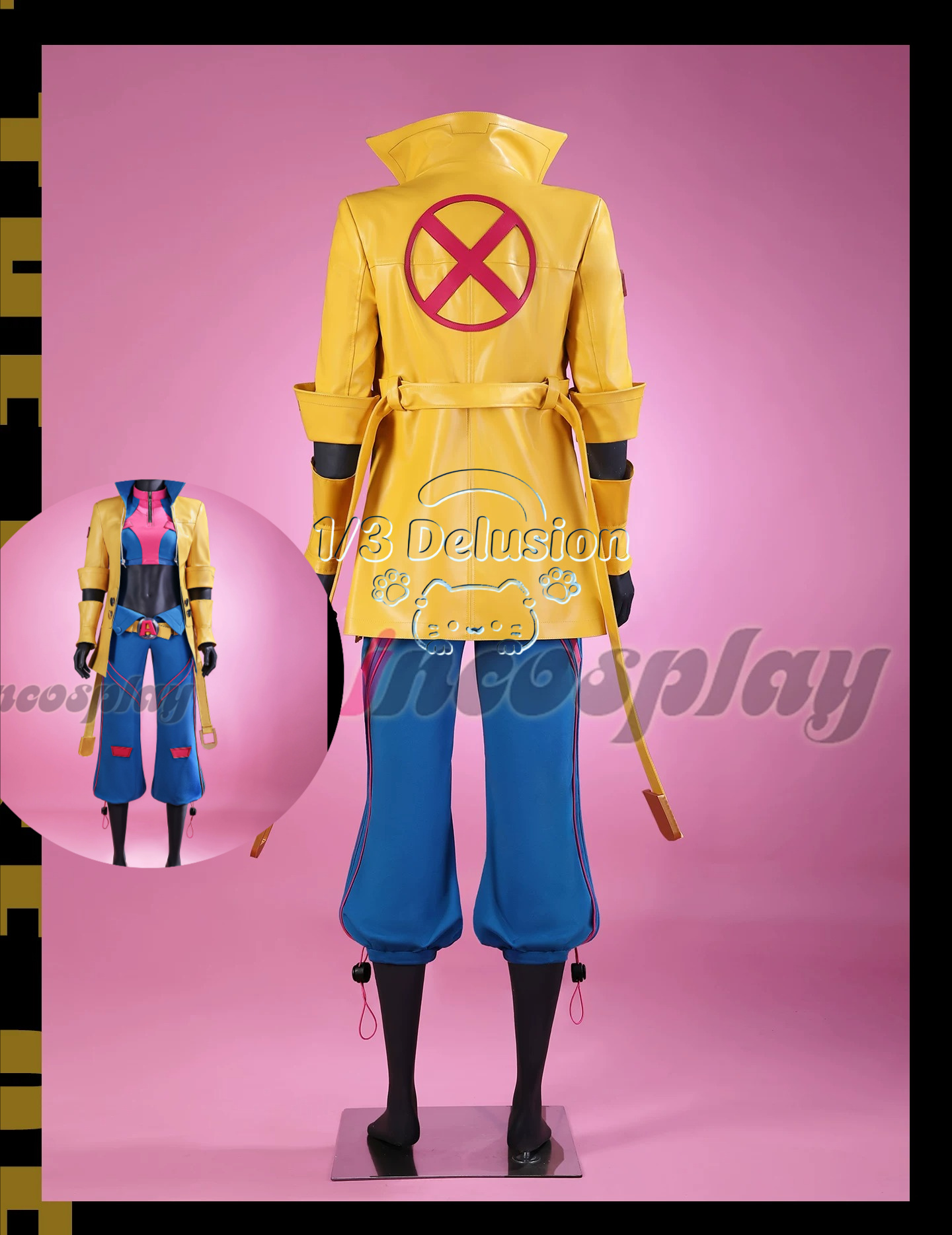 Anime Cosplay Characters - ชุดคอสเพลย์ตัวละครเกมอนิเมะ: ชุดเต็มสำหรับผู้หญิง ตัวละครจากเกม Jubilee สำหรับงานปาร์ตี้ฮาโลวีนและงานคาร์นิวัล 1/3Delusion