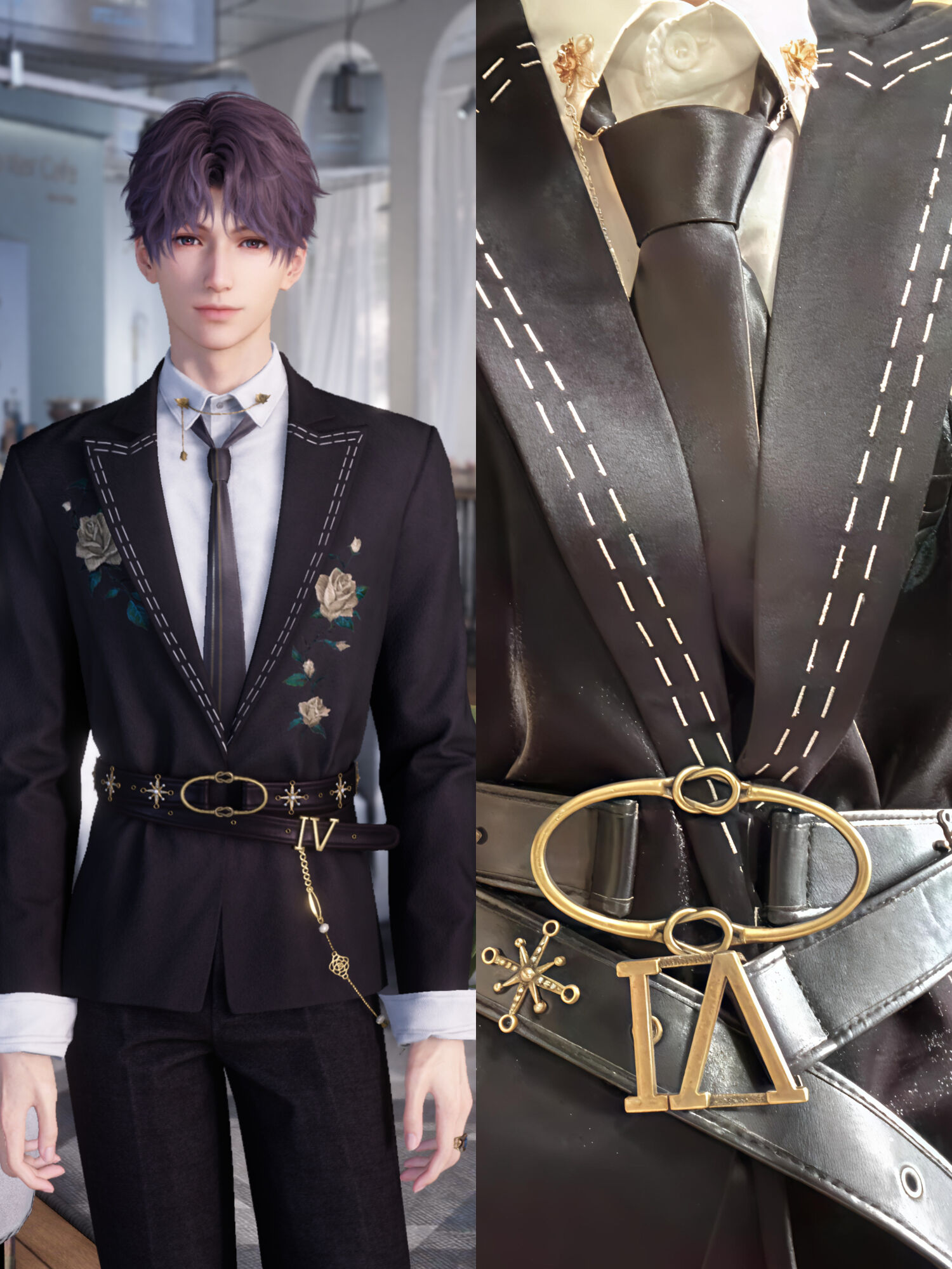 Anime Cosplay Kiss - ความรักใหม่และ Deepspace Rafayel Qi Yu Fiesta