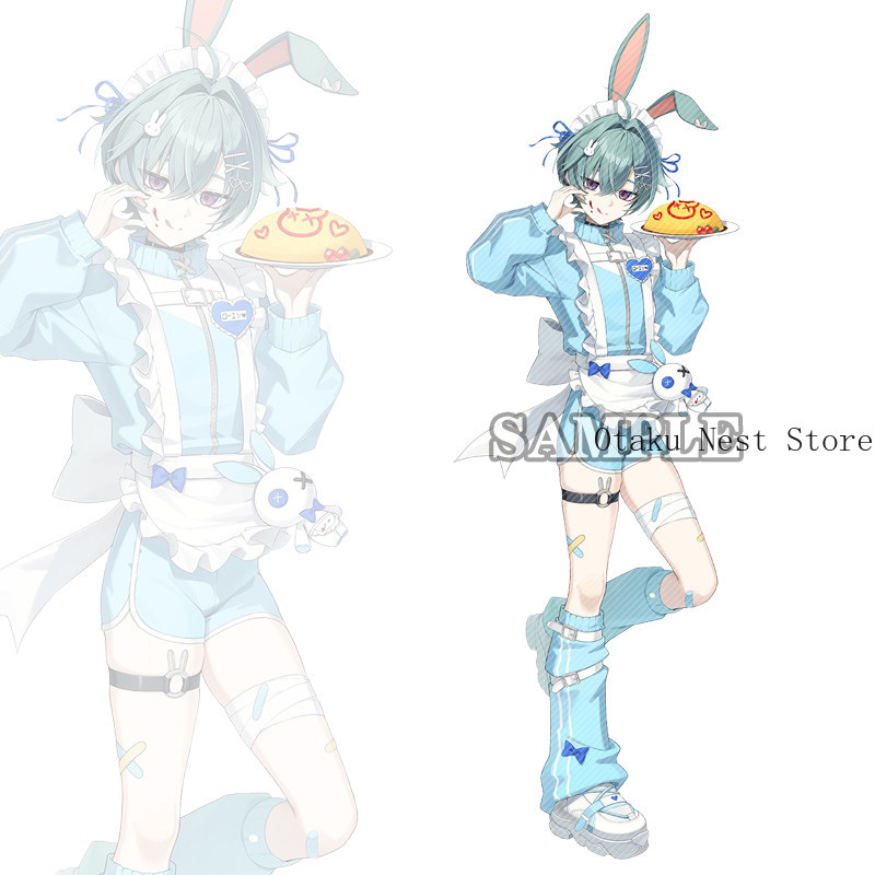 Anime Cosplay Characters - อนิเมะ Genshin Impact โลเฮน แท่นตั้งอะคริลิกสองด้าน ของตกแต่งโต๊ะ