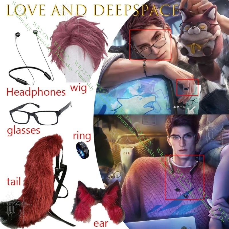 ชุดคอสเพลย์วาลโกจาก Love And D - Anime Cosplay Glasses บทวิจารณ์และราคา