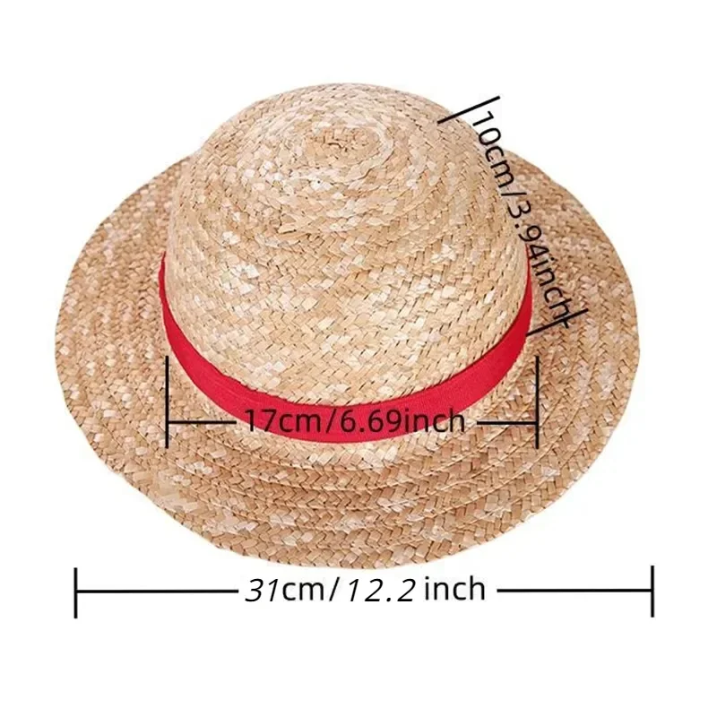 หมวกฟางลูฟี่ วันพีซ การ์ตูนคอส - One Piece Straw Hat บทวิจารณ์และราคา
