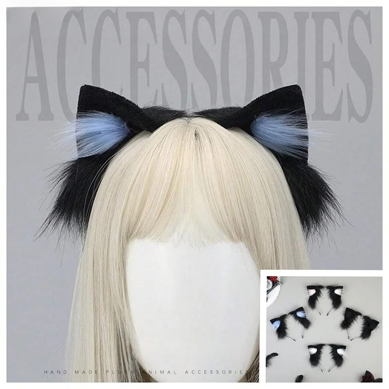 ที่คาดผมหูแมว 1 ชิ้น สำหรับฮาโ - Anime Cosplay Girl With Black Hair บทวิจารณ์และราคา