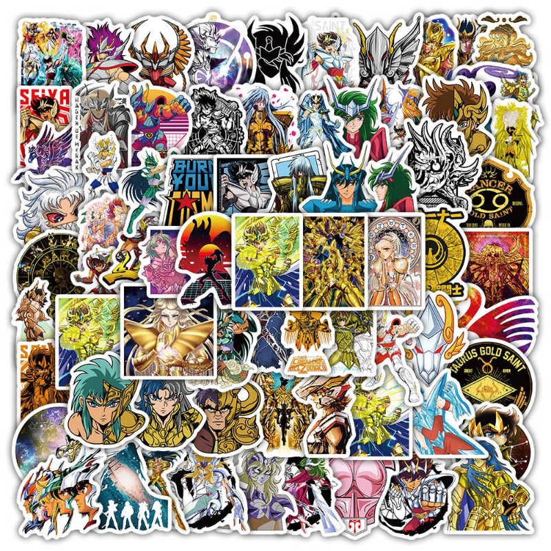 101 ชิ้นเซนต์เซย่าอะนิเมะสติกเ - Anime Cosplay Characters บทวิจารณ์และราคา