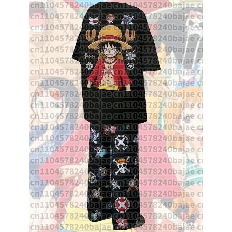 ชุดนอนลายหมวกฟางลูฟี่วันพีซ ปี - One Piece Straw Hat บทวิจารณ์และราคา