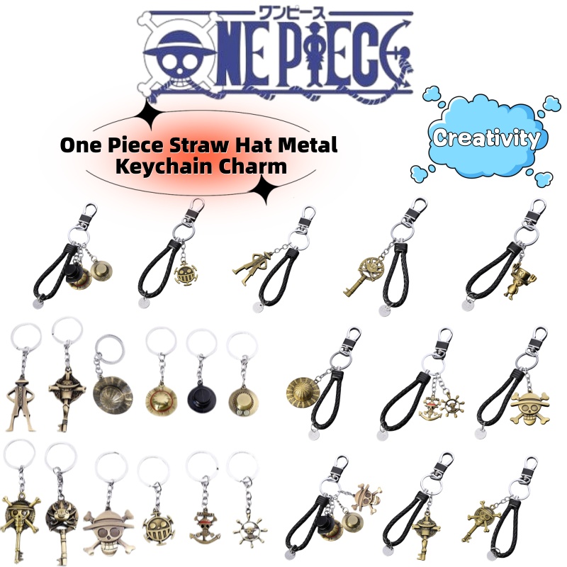 พวงกุญแจโลหะรูปหมวกฟาง ลูฟี่ จ - One Piece Straw Hat บทวิจารณ์และราคา